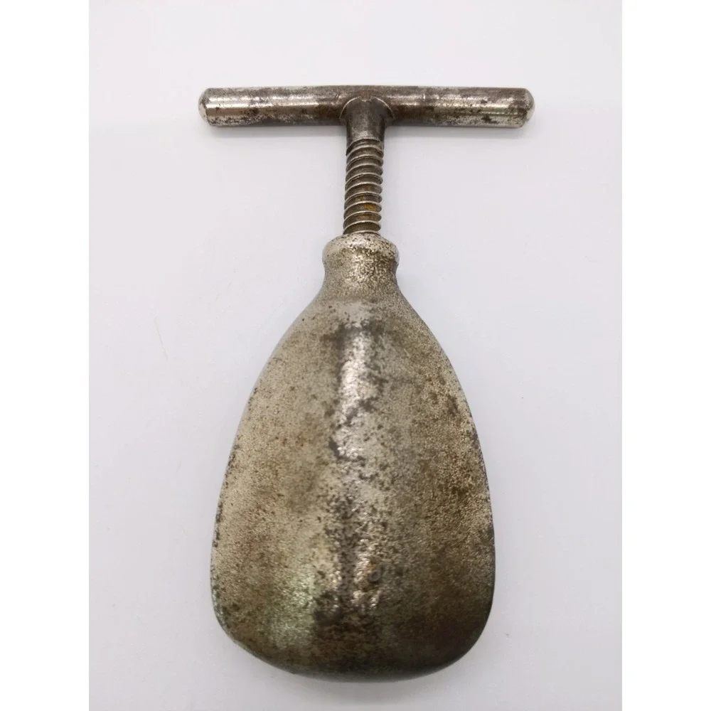 Vintage Metal Screw Clamp Nutcracker with T Bar Handle